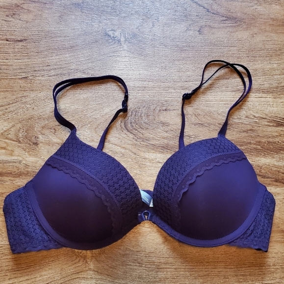 Aerie Charley Deep Purple Push-up Bra - Picture 2 of 9